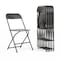 Flash Furniture Hercules Series Plastic Folding Chair Black - 6 LB Weight Capacity Comfortable Event Chair-Lightweight Folding Chair, PK6 6-LE-L-3-BK-GG - alternate 1